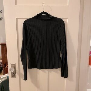 SHEIN Frenchy Plus Lettuce Trim Tee